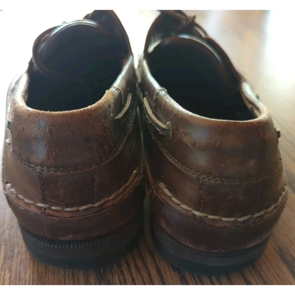 Size 11.5 M - G. H. Bass Amazonas Men's Leather‎ Lace Up Oxford Loafer Shoes